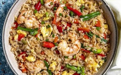 Thai Fried Rice with Microgreens